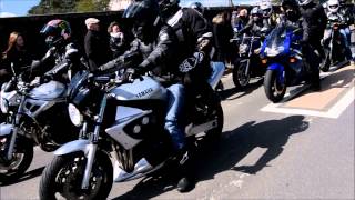 preview picture of video 'fête des motos precigne Avril 2015'