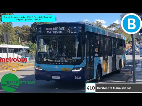 Transit Systems: Volvo B8RLE Euro 5 (ZF EcoLife) / Volgren Optimus, 2935 ST