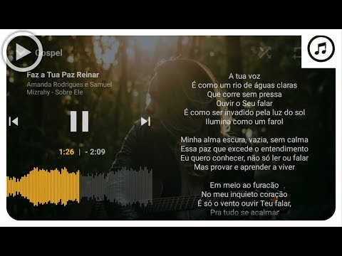 Faz a Tua Paz Reinar - Amanda Rodrigues ft. Samuel Mizrahy | Áudio Spectrum