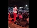 Burna Boy Last Last Live On Stage