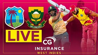 🔴 LIVE REPLAY | West Indies v South Africa | 3rd CG Insurance T20I