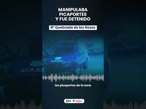 Cordobesas en Alerta en B° Quebrada de las Rosas 📢 Manipulaba picaportes y fue detenido