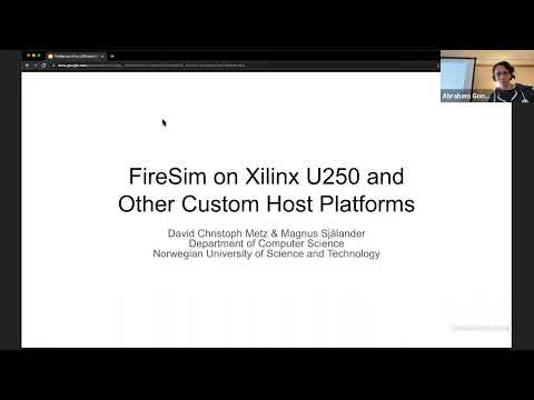 FireSim on Xilinx U250 and Other Custom Host Platforms - 1st FireSim/Chipyard Workshop @ ASPLOS 2023