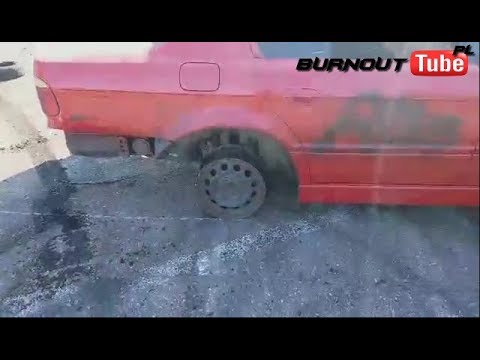 BMW E38 730 V8 - New burnout car by "JONY"