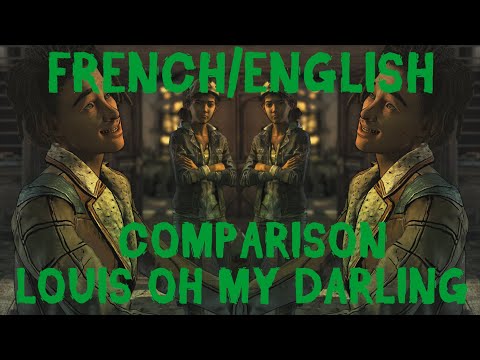 Steamin Yhteiso Video Comparison Oh My Darling English French Version The Walking Dead Final Season