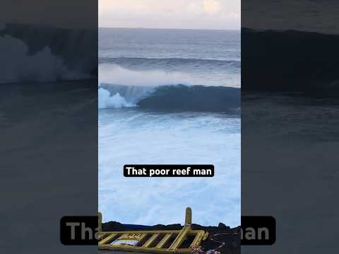 Massive Wave Detonates on Sharp Reef