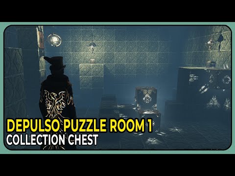 Hogwarts Legacy Depulso Puzzle Room 1 Collection Chest Walkthrough
