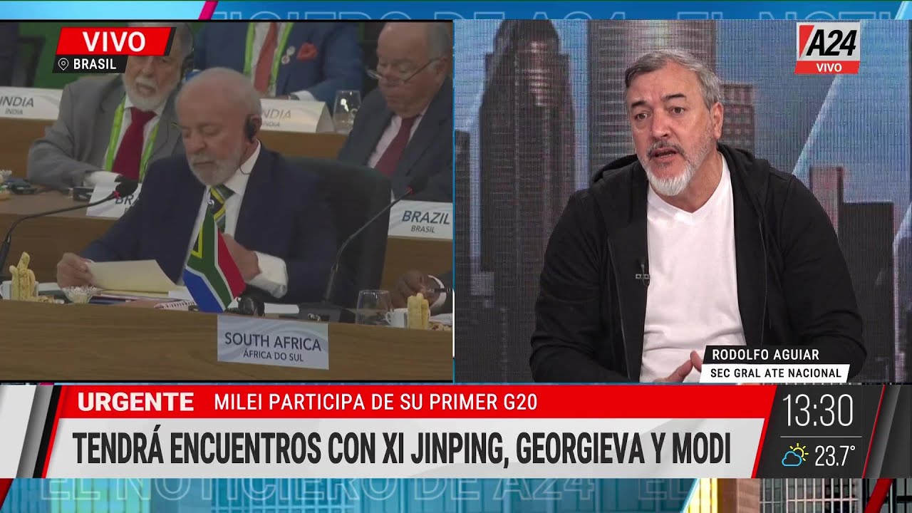 🌎 Cumbre del G20: Argentina adhirió a la Alianza Mundial contra el Hambre impulsada por Lula