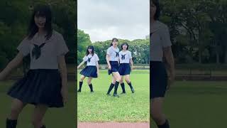 楽しいけん友達とやってみてん！✌️#制服ダンス #おすすめ #fyp #YUION #dance