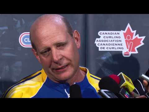 Draw 2 Media Scrum - 2013 Tim Hortons Brier