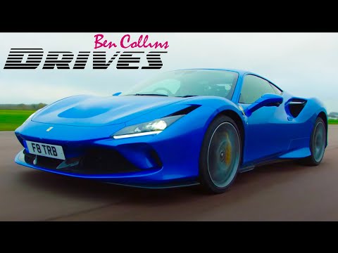 Ben Collins Drives the Mighty Ferrari F8 Tributo at Thruxton UK. Full Drift Attack!