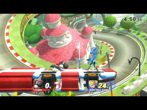 Yoshi vs Zero Suit Samus: Um...bye?