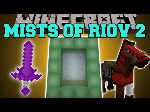 Minecraft: MISTS OF RIOV 2 MOD (ISLAND DIMENSIONS, UPGRADE WEAPONS, TOOLS, & MORE!) Mod Showcase