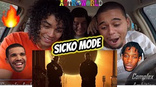 Travis Scott - SICKO MODE ft. Drake (MUSIC VIDEO) REACTION REVIEW
