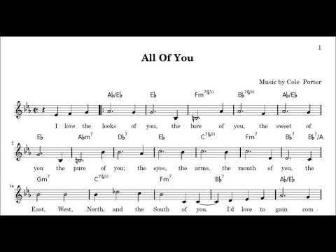 All Of You - Cole Porter