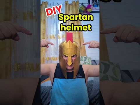 DIY Spartan Helmet #diy #crafter #papercraft #handmade