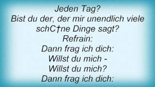 Lucilectric - Willst Du Mich Lyrics