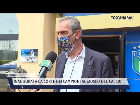 2021-05-22 FIRENZE - INAUGURATA LA CORTE DEI CAMPIONI AL MUSEO DEL CALCIO