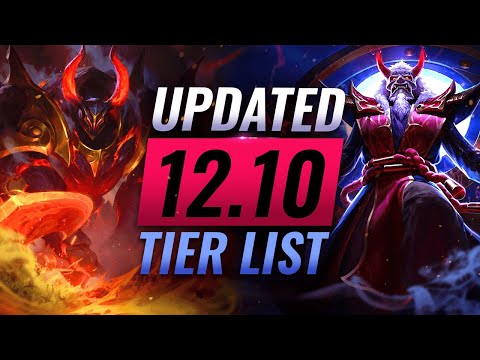 UPDATED Patch 12.10 Tier List: Post Hotfix - League of Legends Season 12