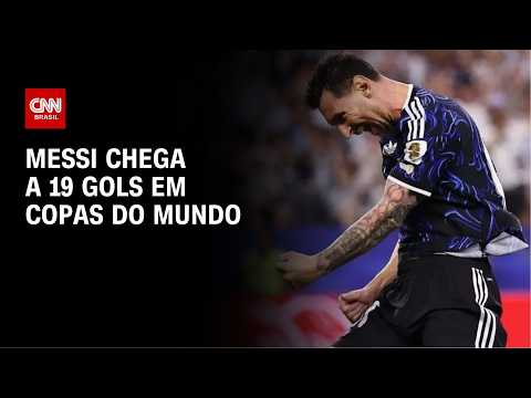 Messi amplia artilharia histórica em Copas e bate novo recorde mundial | AGORA CNN
