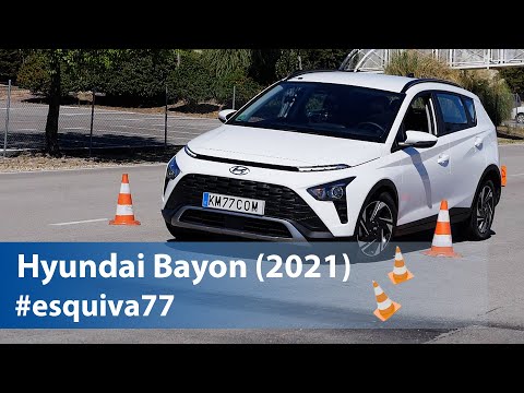 Hyundai Bayon – Maniobra de esquiva (moose test) y eslalon | km77.com