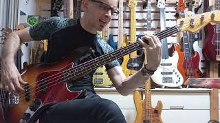 Video thumbnail for Fender Japan Fretless jb62 test by Bass Japan Direct