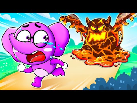 Escape From The Lava Floor 😱 | Lava Monster Song | Sing-along with Lamba Lamby