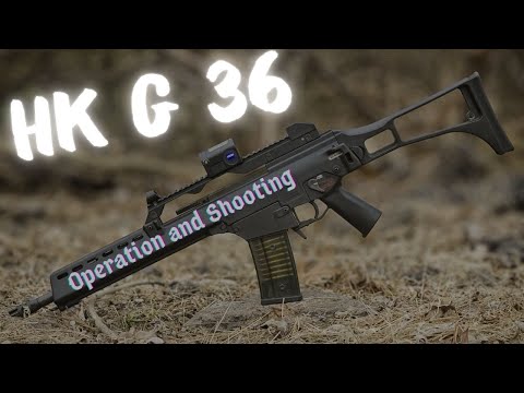 How a HK G 36 Works. Animation Of Operation Of  G 36C works