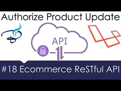 Ecommerce Restful API Laravel | Authorise Product Updates 18