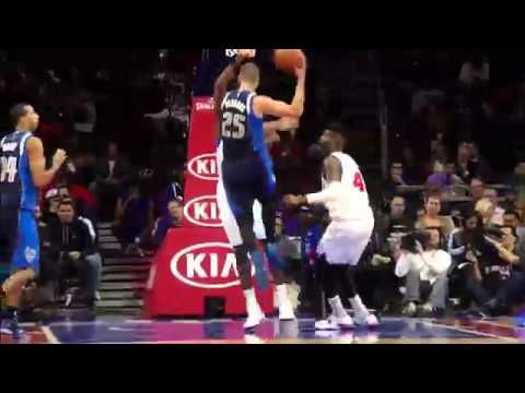 Parsons Drops the Flashy Dime to Brandan Wright for the Poster Dunk