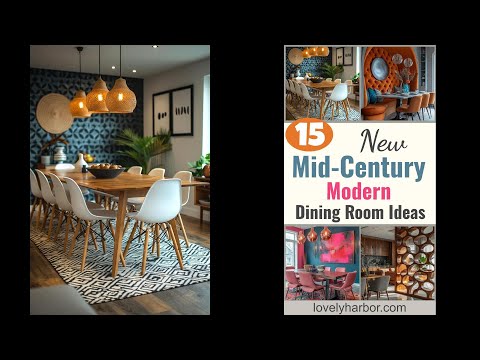 15 New Mid Century Modern Dining Room Ideas