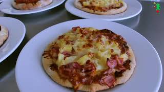 Pizza con Harina de Trigo Hoja de Plata
