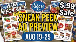 *NEW MEGA* Kroger SNEAK PEEK Ad Preview for 8/19-8/25 | $.99 Sale, 5x & Weekly Digitals & MORE