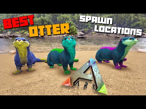 ARK: The Island | OTTER Spawn Locations | BEST Spots To Find Them!