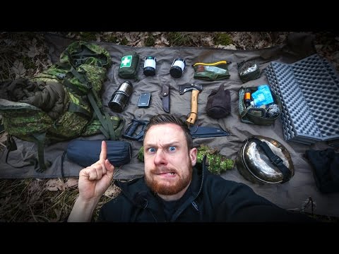BUSHCRAFT SURVIVAL: Rucksack Inhalt Packliste für Übernachtung - Loadout Ausrüstung | Fritz Meinecke