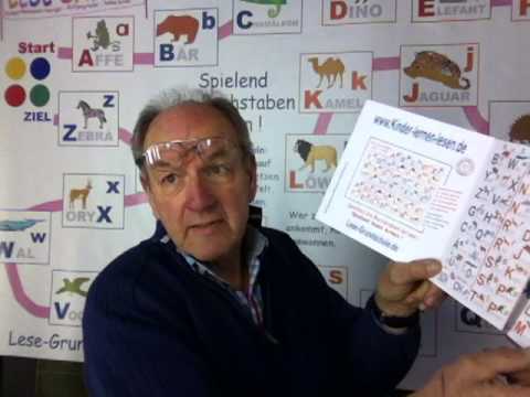 Wir lernen die Vokale A, E, I, O und U, dazu die Buchstaben M und L