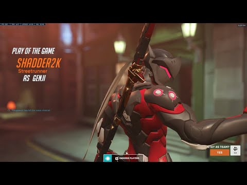 Overwatch 2 Literally The Most Dominant Genji Gameplay Ever By Shadder2k -51 Elims-