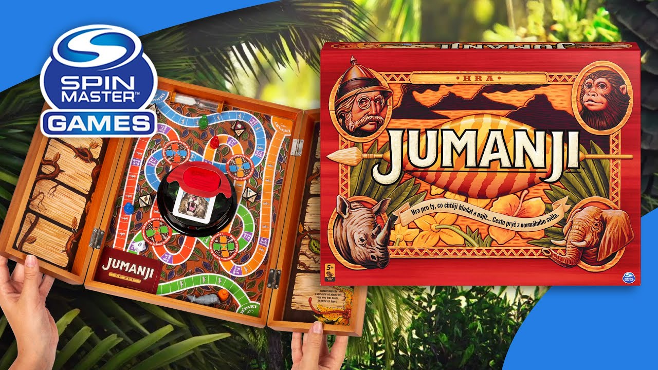 Jumanji társasjáták új kiadás - Spin Master videó