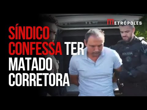 Veja o momento em que síndico é preso após ter matado corretora