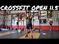 CrossFit Open 11.5 Workout: AMRAP 20min - 5 Cleans, 10 Toes to Bar, 15 Wall Ball Shots