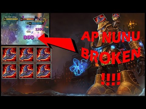 NUNU ON STEROIDS FULL AP MID BROKEN AF! (Real Nunu Guide to Success)