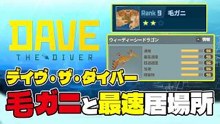 『デイヴ・ザ・ダイバー攻略』毛ガニと最速シードラゴン 序盤編