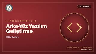 Arka-Yüz Yazılım Geliştirme Ne İş Yapar? Kimler İçin Uygun? (YÖK Atlas