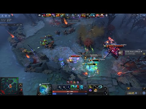 LVL 7 Morphling MANS UP against 4 - MidOne Carry!