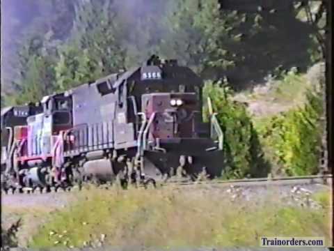 Classic Railroad Series 384 - SP WB at McCredie Springs, OR September 8, 1990