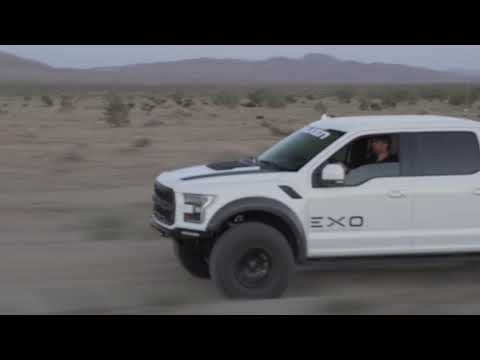 2019 Ford Raptor hitting whoops with Icon Stage 4 suspension