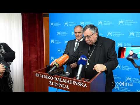 Kardinal Vinko Puljić posjetio Splitsko-dalmatinsku županiju