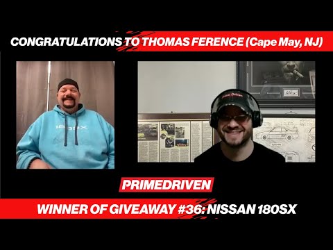 PrimeDriven Giveaway #36 180SX Winner