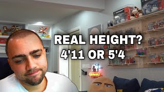 Revealing Mizkif's real height