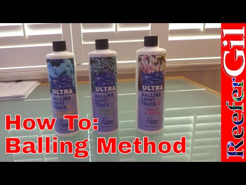 How To Dose Fauna Marin Ultra Balling Light Trace